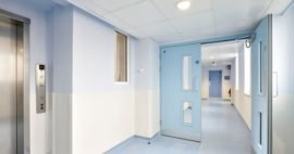 Materiales para sistemas de paneles de pared hospitalaria